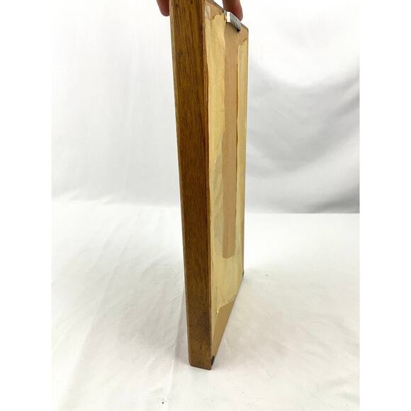 VTG Native American Navajo Sand Painting Wooden Framed 6.5"x13" - Picture 10 of 12